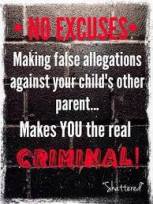 False allegations of abuse is a crime - 2016