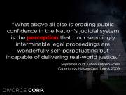 Judge Scalia quote on Judicial System Perception - 2016