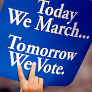 today we march tomorrow we vote - 2015