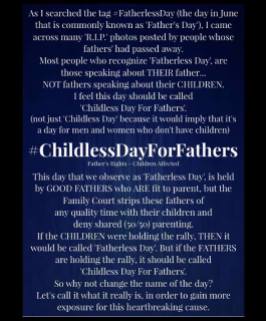 Childless Day for Dads - 2016